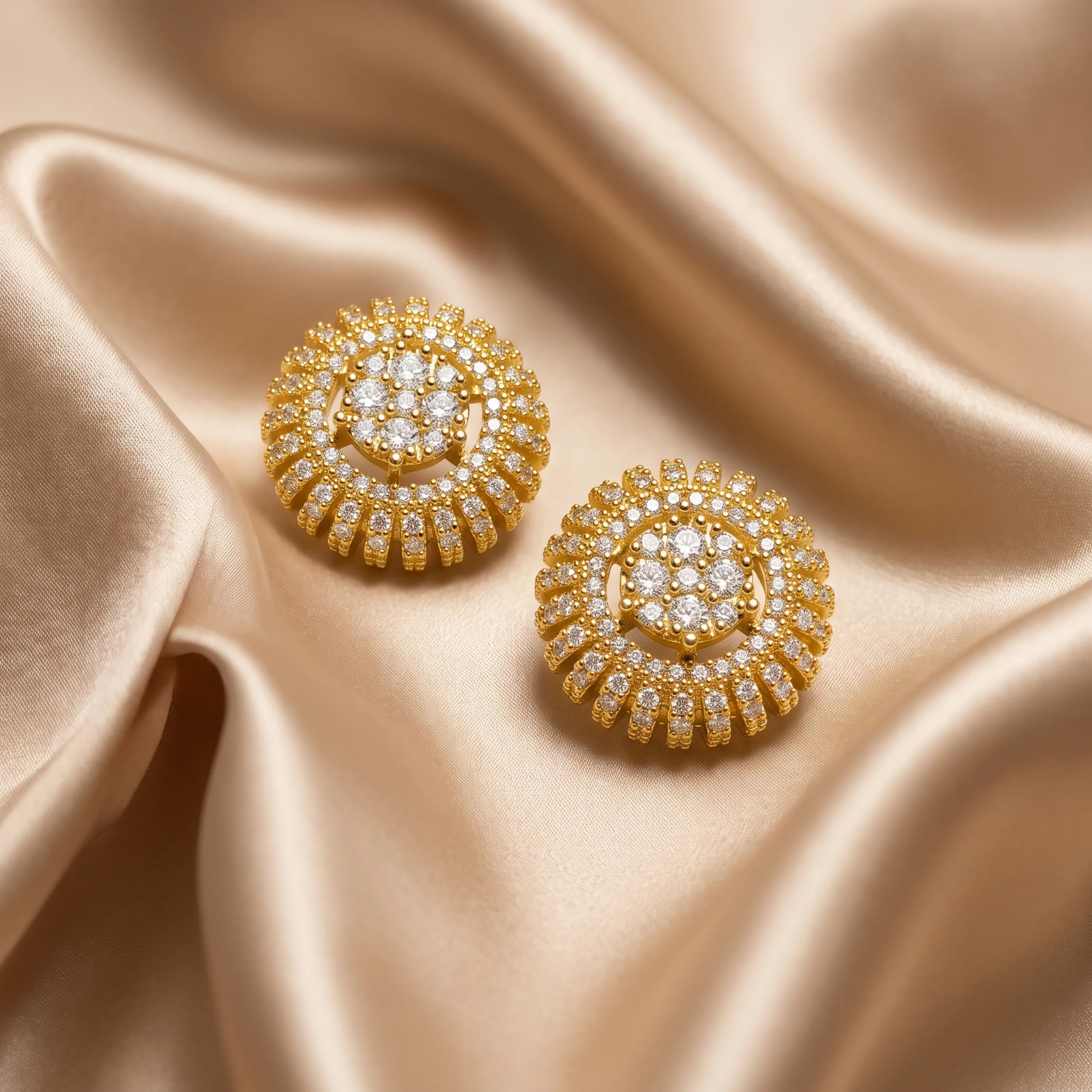 Celeste Crystal Stud Earrings