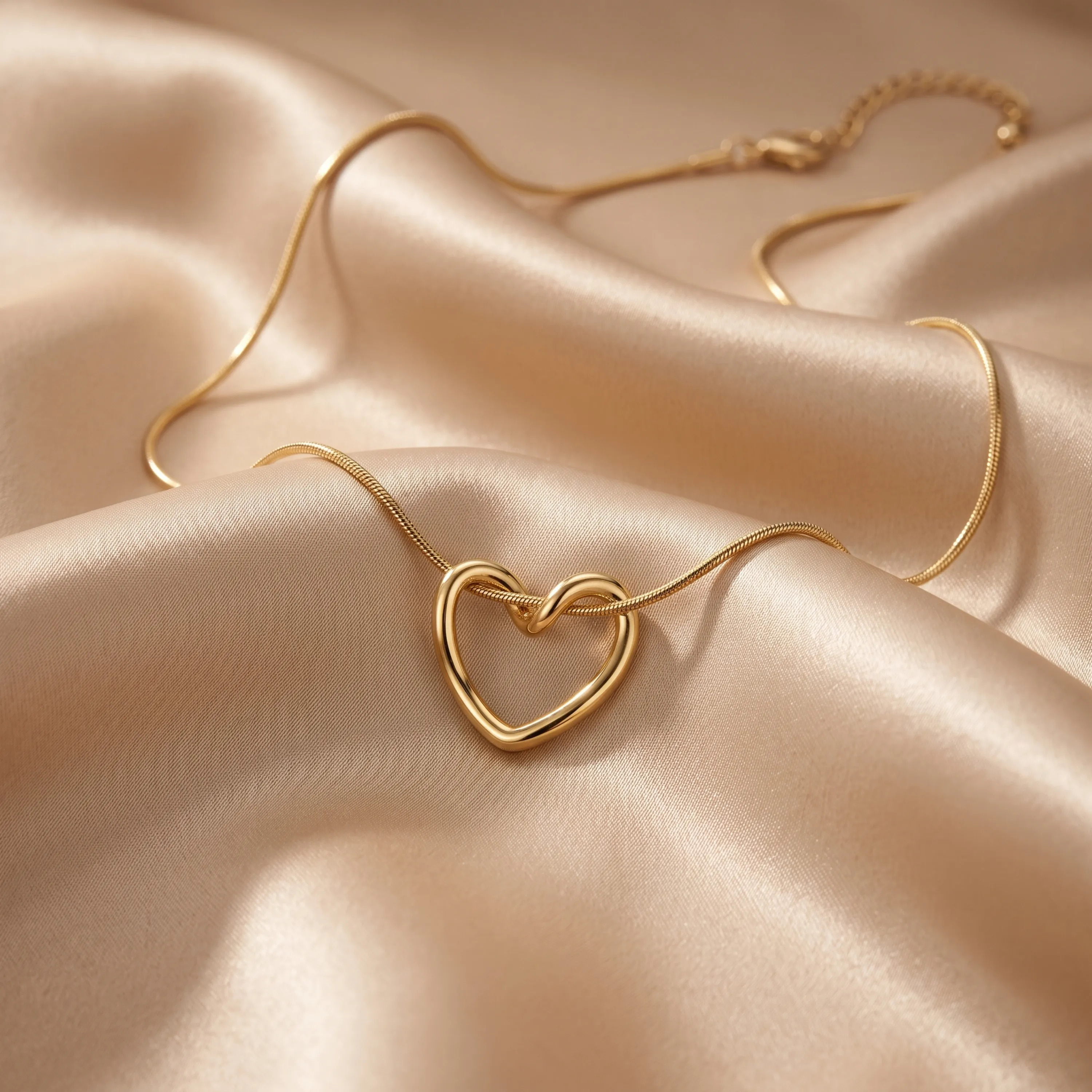 Golden Heart Necklace