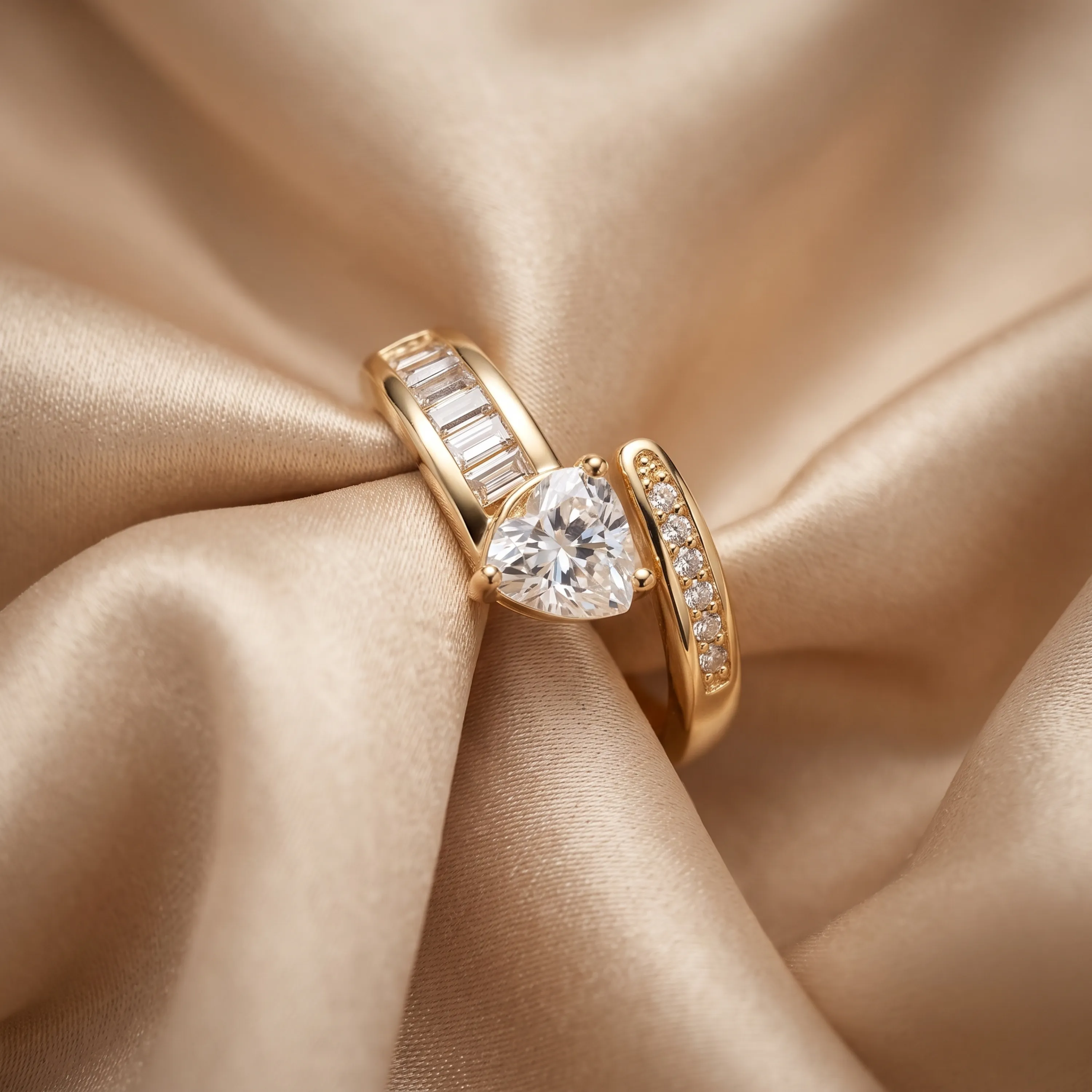 Amora Heart Crystal Ring